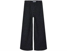 Name It top sort med hvide prikker